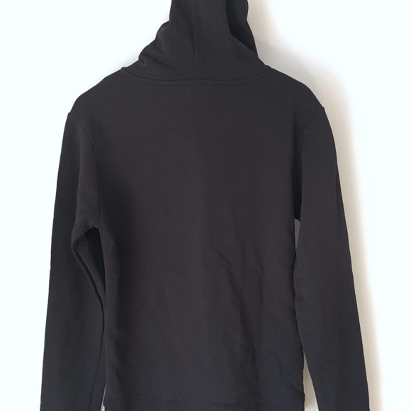 NWOT A.P.C Black Band Hoodie with graphic/ hooded Sweatshirt XS-S - Picture 4 of 6